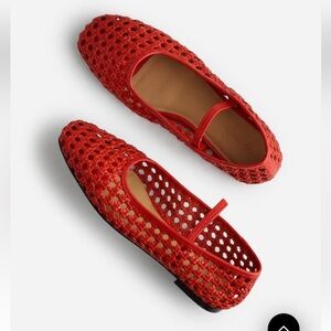 Madewell Greta Woven Ballet flat, size 9.  Southwestern Clay